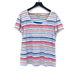 G.H. BASS & CO. T-Shirt Multi Stripe XL